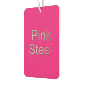 ピンクスチール明るい赤紫色車の空気清浄機 カーエアーフレッシュナー (左)