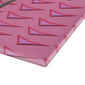 ピンクスチール製ガラスの切断板 カッティングボード (角)