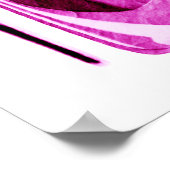 ピンクスティレット靴とマカオフランスのンのアートポスター ポスター (角)