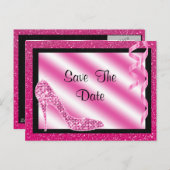 ピンクスティレット&ストリーマー50th日付を保存 案内ポストカード (正面/裏面)