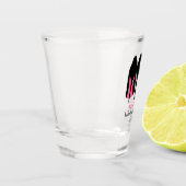 ピンクスティレトスガールズナイトアウトバチェロレッテ ショットグラス (左)