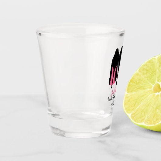ピンクスティレトスガールズナイトアウトバチェロレッテ ショットグラス (左)