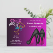 ピンクスティレトス誕生日 招待状 (スタンド正面)