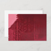 ピンクステインオンレッドプリント (正面/裏面)