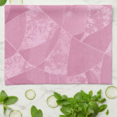 ピンクステイングラスキッチンタオル キッチンタオル (折り畳み)