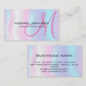 ピンクステンレス鋼 名刺 (正面/裏面)