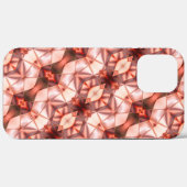 ピンクストライプがかったワインの絹のような形の抽象芸術 Case-Mate iPhoneケース (裏面 (横))