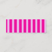 ピンクストライプのの唇 | スキニー名刺 (裏面)