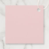 ピンクストライプのエレガント洗礼 フェイバータグ (裏面)