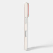 ピンクストライプのキュートな可愛いキノコのスマホケース Case-Mate iPhoneケース (裏面 / 右)
