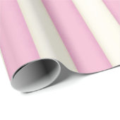 ピンクストライプのビクトリアンプリンセスラッピング ラッピングペーパー (ロールコーナー)