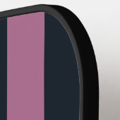 ピンクストライプの色 | 海軍名前をカスタムする ピックルボールラケット (左詳細)