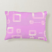 ピンクストライプアクセント枕 アクセントクッション (裏面)