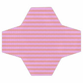 ピンクストライプサッカーボール サッカーボール (フラット)