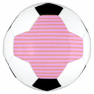 ピンクストライプサッカーボール サッカーボール