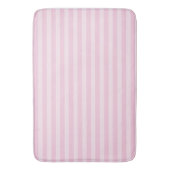 ピンクストライプバスマット バスマット (正面縦)