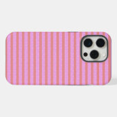 ピンクストライプフォンケース iPhoneケース (裏面横)