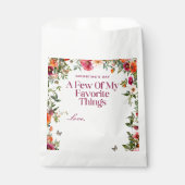 ピンクストライプフローラパーティーガレンティン フェイバーバッグ (正面)