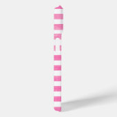 ピンクストライプモノグラムの色 Case-Mate iPhoneケース (裏面 / 右)