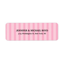 ピンクストライプレトロスタイリッシュフクラシカルァミリ