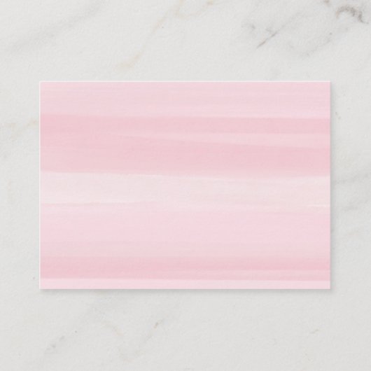 ピンクストライプ色のシャワーエンクロージャカード エンクロージャーカード (裏面)