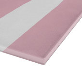 ピンクストライプ色のストライプ、パタストライプのーン カッティングボード (角)