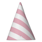 ピンクストライプ色のストライプ、パタストライプのーン パーティーハット (右)