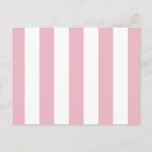 ピンクストライプ色のストライプ、パタストライプのーン ポストカード (正面)