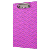 ピンクストライプ色の二重織り模様 クリップボード (左)
