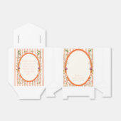 ピンクストライプ色の水の色の庭ベビーシャワー フェイバーボックス (折り畳みなし)