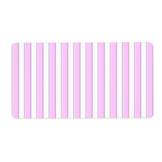 ピンクストライプ色の白 ラベル (正面)