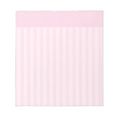 ピンクストライプ色1 ノートパッド (正面)