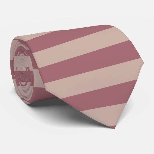 ピンクストライプ色 ネクタイ (ロール)