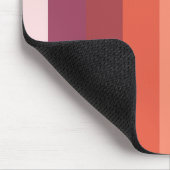 ピンクストライプ色 マウスパッド (コーナー)
