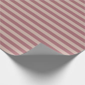 ピンクストライプ色 ラッピングペーパー (角)
