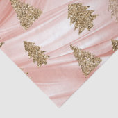 ピンクストリーク金ゴールドグリッターグラムクリスマスツリー 薄葉紙 (詳細)