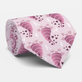 ピンクストリーラブネックタイ ネクタイ (ロール)