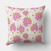 ピンクストロベリーカスタムズモノグラム クッション (裏面)