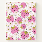 ピンクストロベリーカスタムズモノグラム ノートブック (裏面)