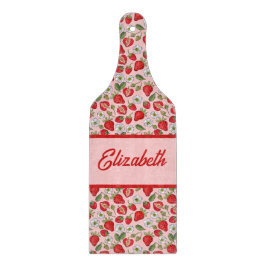 ピンクストロベリーコテージコア カッティングボード