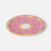 ピンクストロベリードーナツ ペーパープレート (アングル)