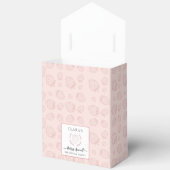 ピンクストロベリーパターン誕生日 フェイバーボックス (見開き)