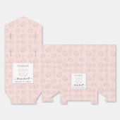 ピンクストロベリーパターン誕生日 フェイバーボックス (見開き)