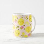 ピンクストロベリーレモンマグ コーヒーマグカップ (正面右)