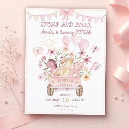 ピンクストンプとローア第四恐竜誕生日 ポストカード