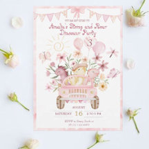 ピンクストンプと轟音の恐竜誕生日