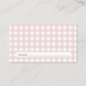 ピンクストークおむつラッフルカード エンクロージャーカード (裏面)