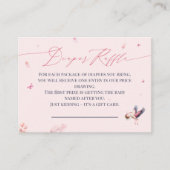 ピンクストークおむつラッフル エンクロージャーカード (正面)