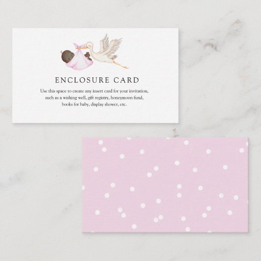 ピンクストークカスタムエンクロージャ・カード エンクロージャーカード (正面/裏面)