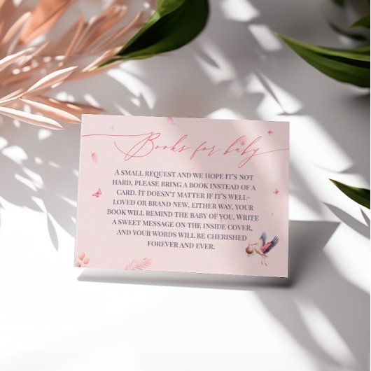 ピンクストークブックベビーエンクロージャカード エンクロージャーカード